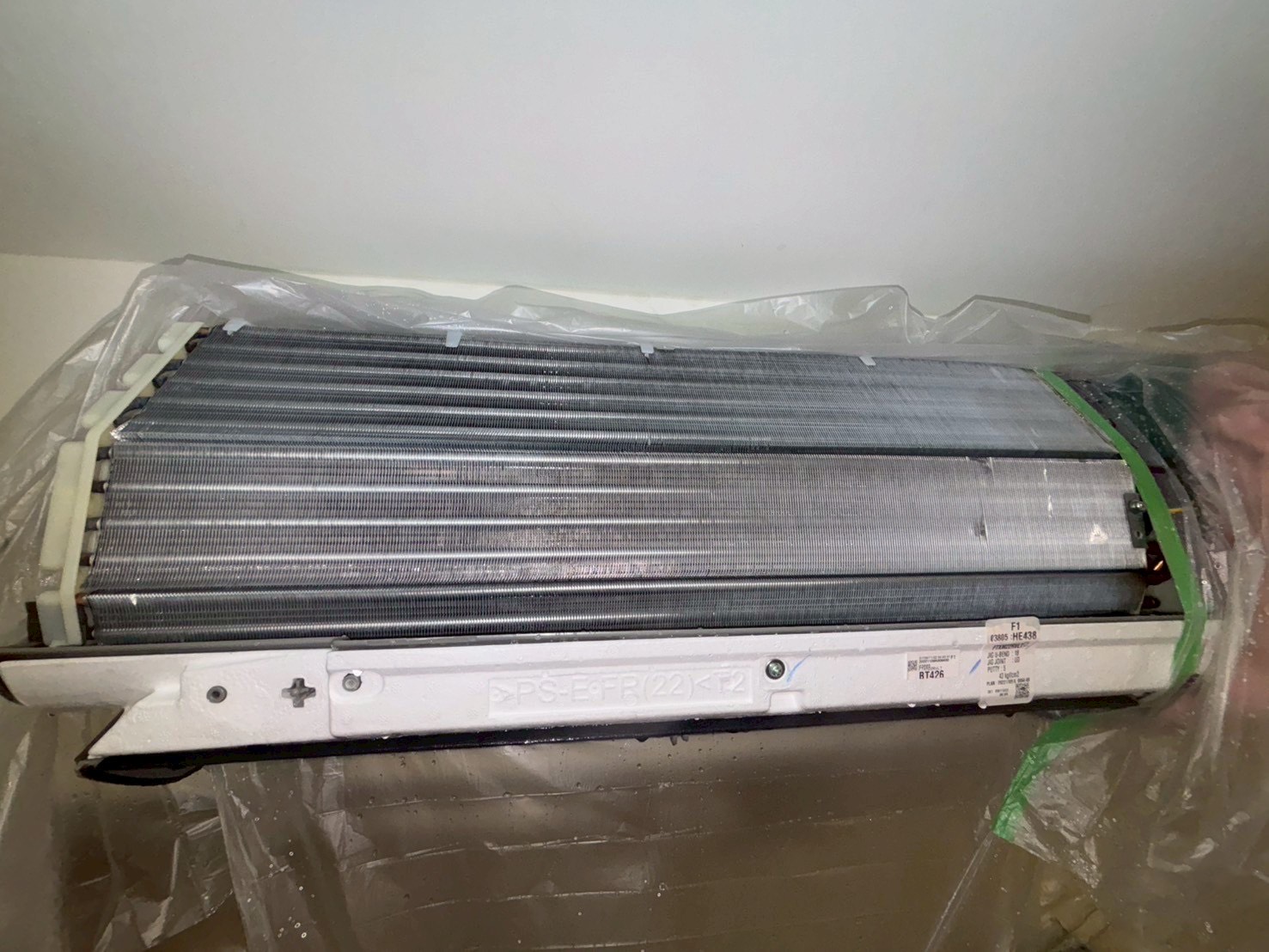 台中西區分離式冷氣清洗二台 