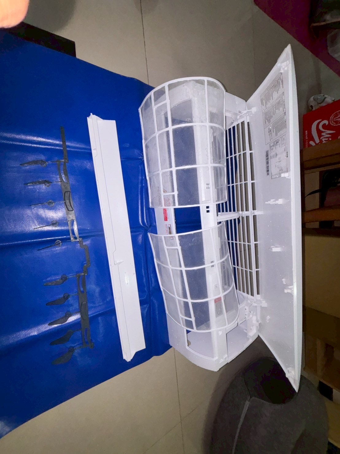 台中北屯分離式冷氣清洗一台