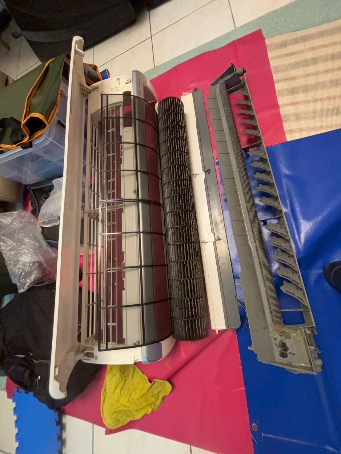 台中北屯分離式冷氣清洗一台