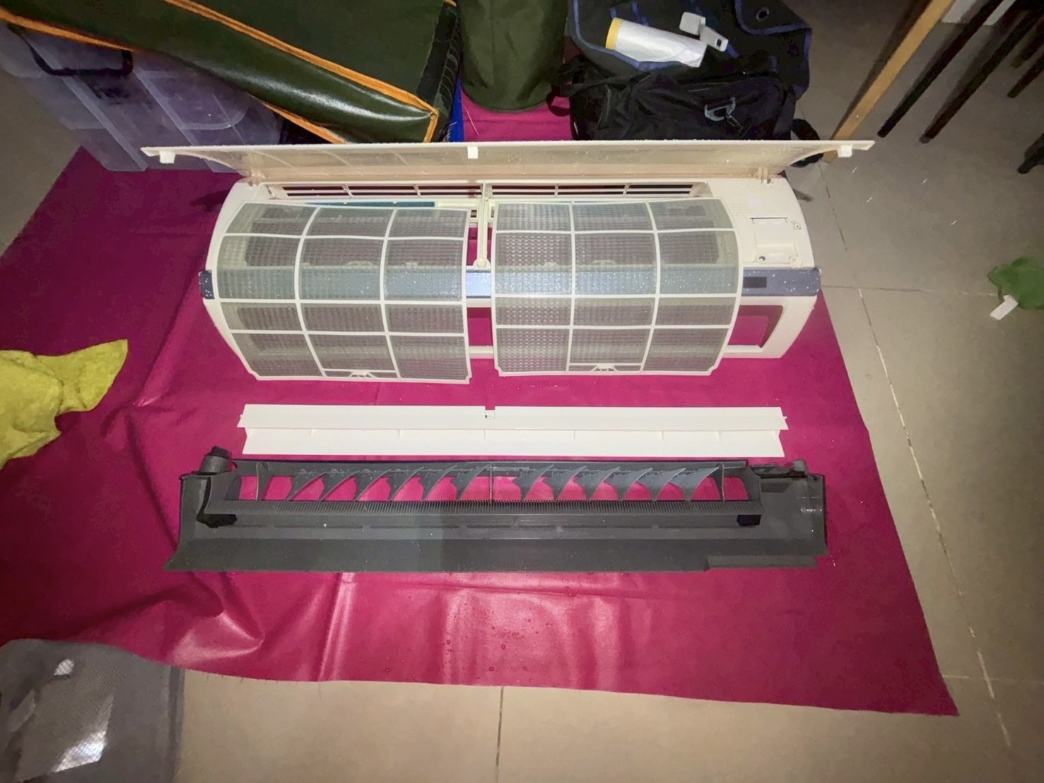 台中北區分離式冷氣清洗一台