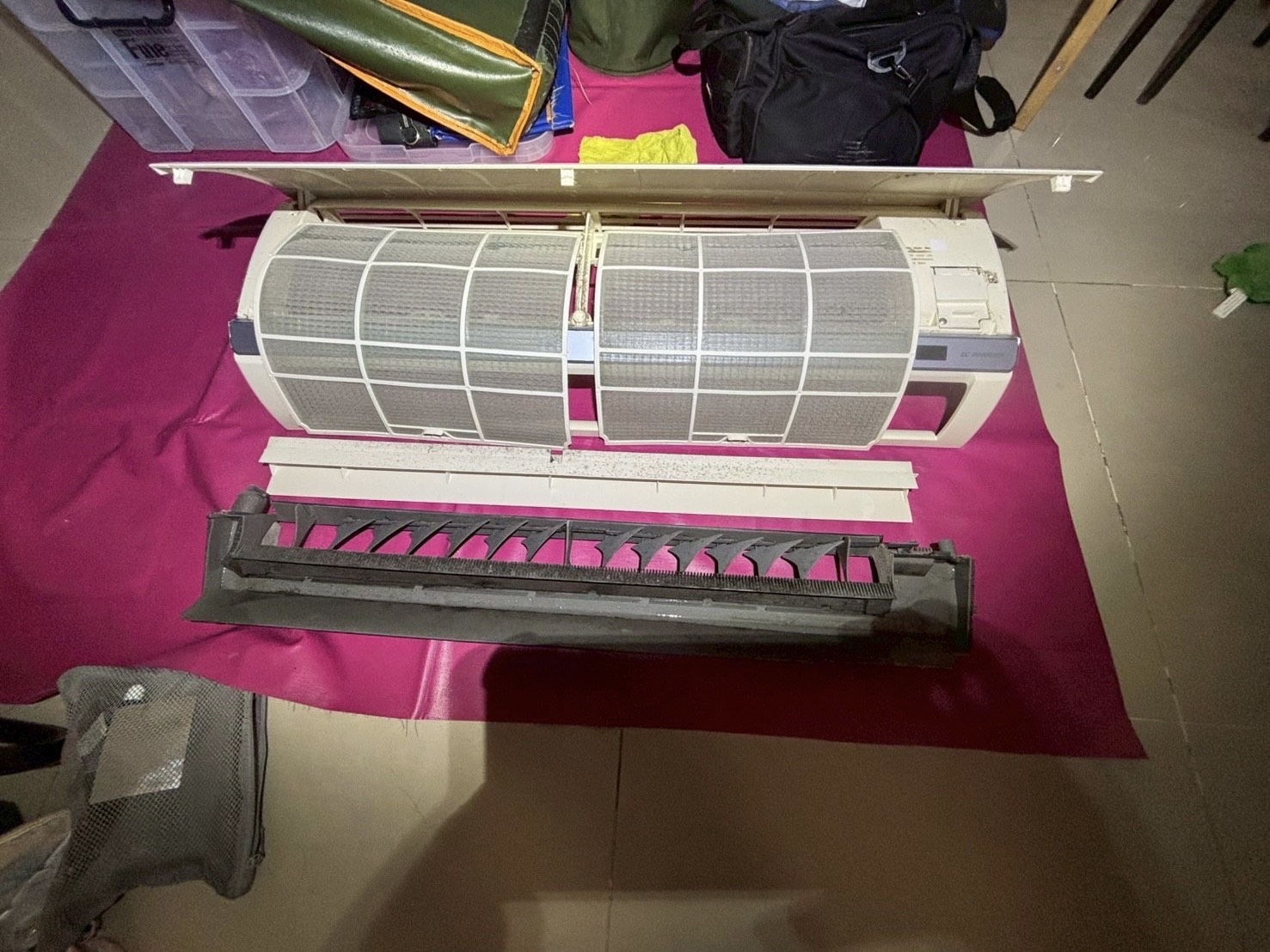 台中北區分離式冷氣清洗一台