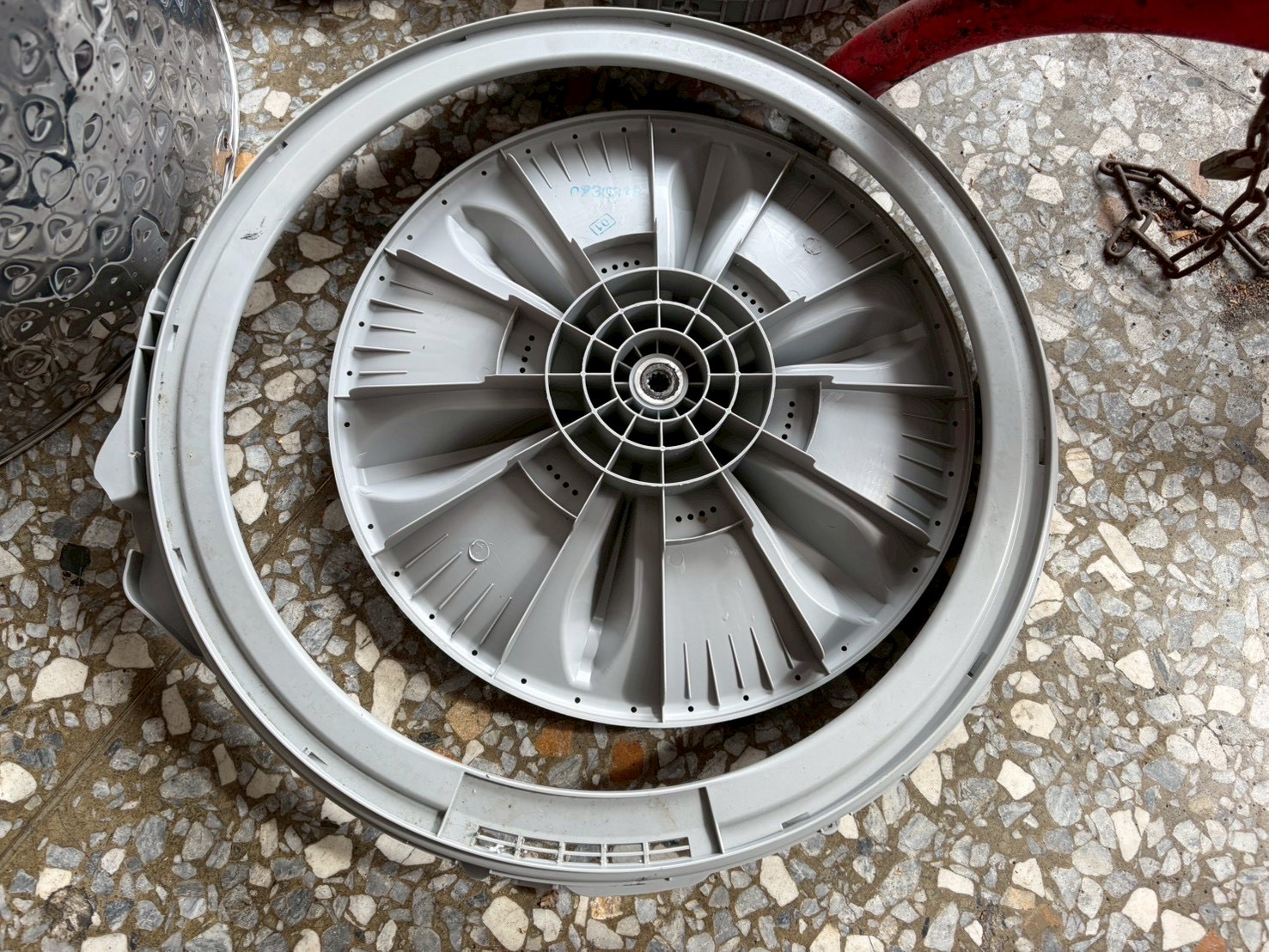 台中北屯洗鞋店滾筒式洗衣機清洗