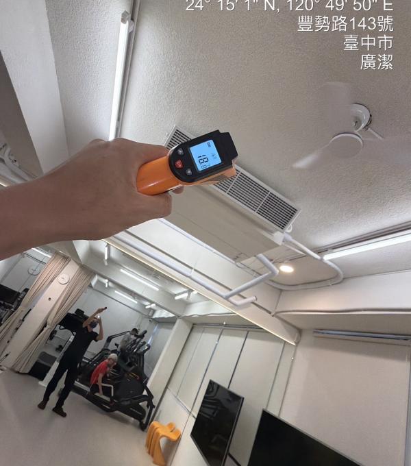 台中東勢健身房吊隱式冷氣清洗 20260511 廣潔家電清洗 冷氣清洗 洗衣機清洗