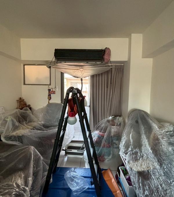 台中西屯分離式冷氣清洗一台 廣潔家電清洗 冷氣清洗 洗衣機清洗 水塔清洗